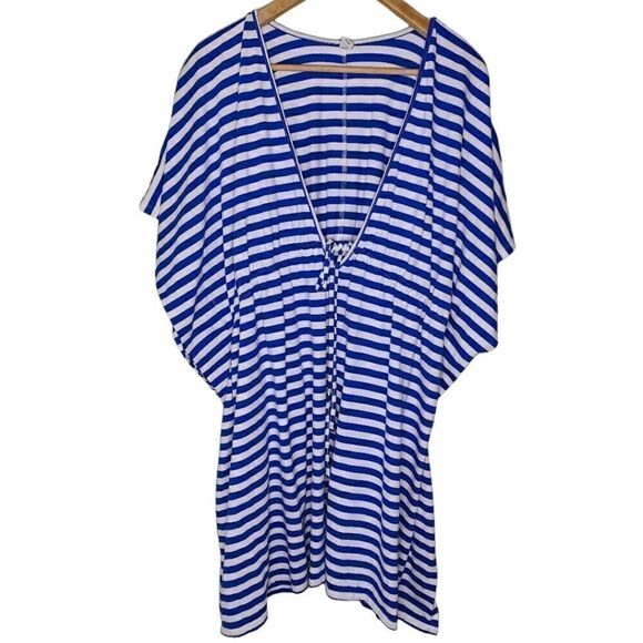 Old Navy Nautical Striped Bikini Cover Up Tunic - Picture 1 of 7